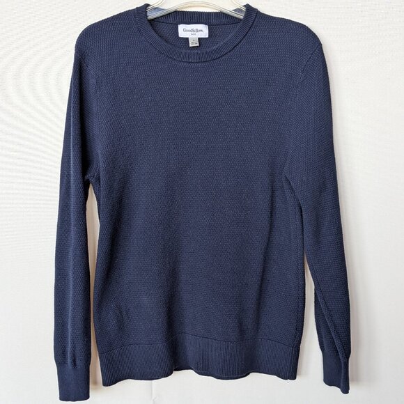 Goodfellow & Co Other - Men's Navy Blue Longsleeve Waffle Knit Sweater